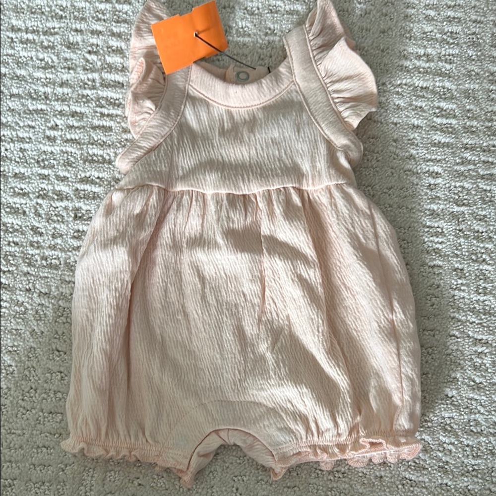 Adorable Pink Baby Romper
